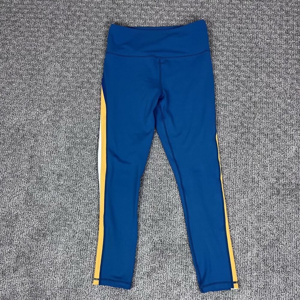 Zyia Active Leggings Womens Six Blue Janis Light N Tight Athletic Yoga Workout